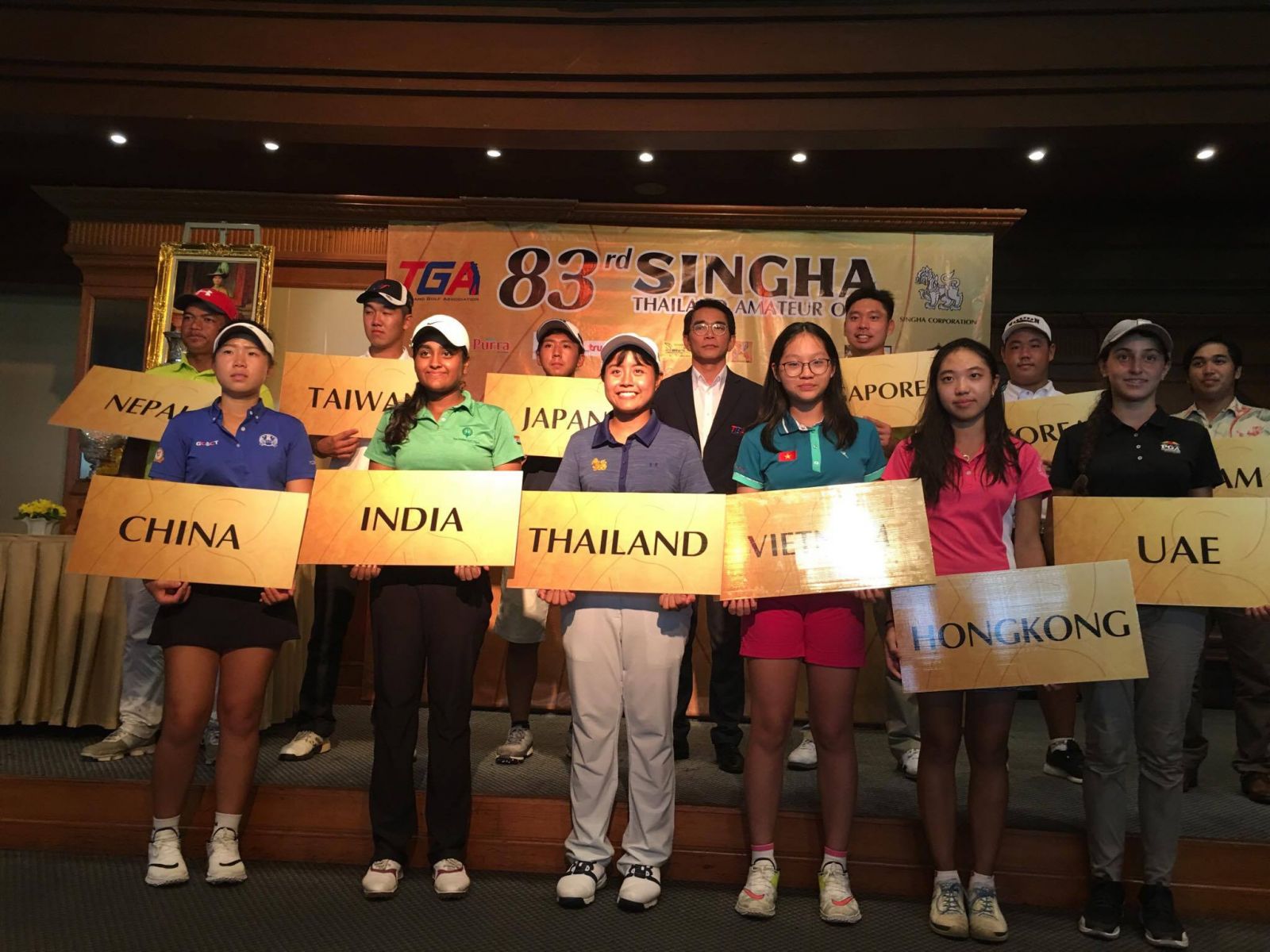 Khuê Minh nỗ lực tại giải Singha Thailand Amateur Open lần thứ 83