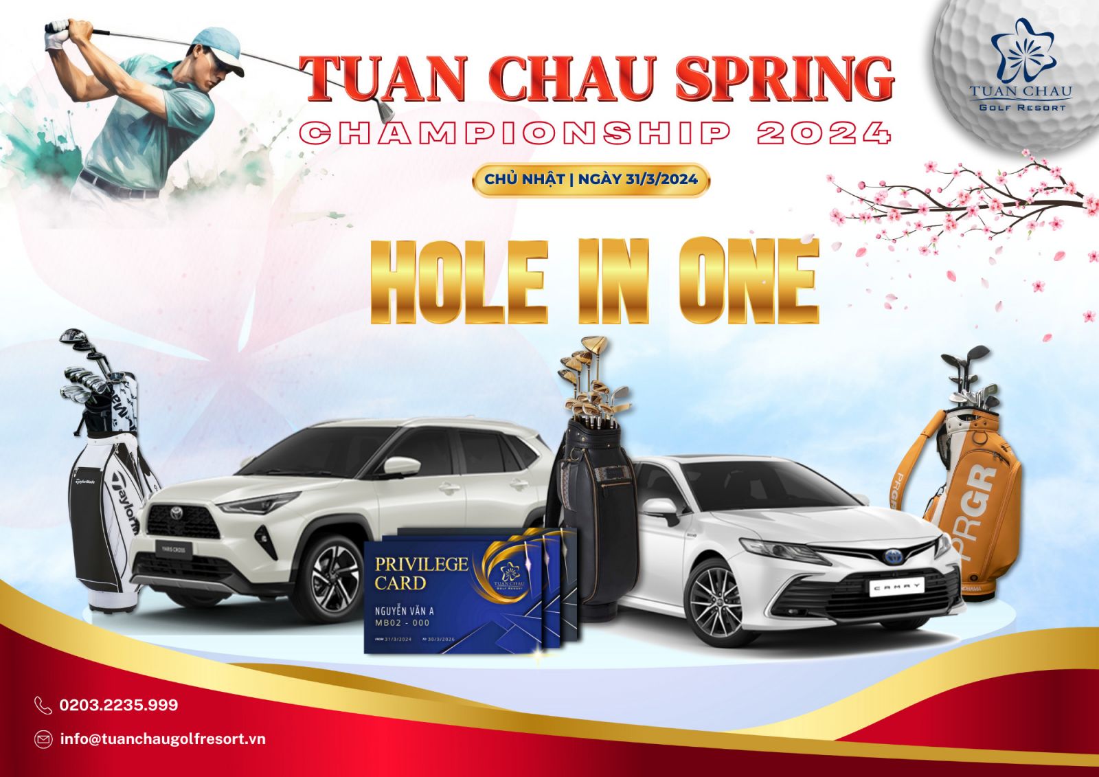 Đại Tiệc HIO Bạc Tỷ - Cơ Hội Thăng Hoa Tại Giải Golf ’Tuan Chau Spring Championship 2024’