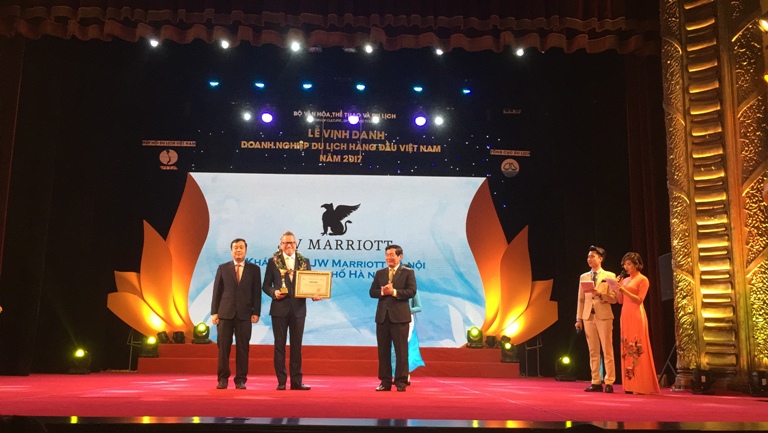 JW Marriott Hà Nội nhận nhiều giải thưởng  danh giá trong nước và quốc tế.