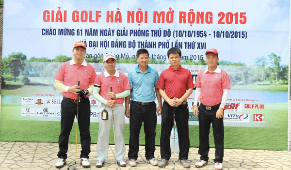 Chúc mừng các tay golf chiến thắng tại giải golf Hà Nội Mở rộng 2015