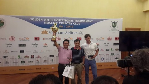 Golfer Nguyễn Văn Thống vô địch giải Golden Lotus tại Nga