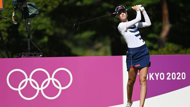 Olympic Tokyo 2020 vòng 2: Nelly Korda leo lên ngôi đầu với màn trình diễn đẳng cấp
