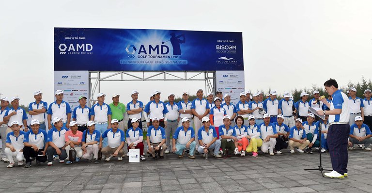 1200 golfer dự lễ khai mạc giải FLC AMD Tournament