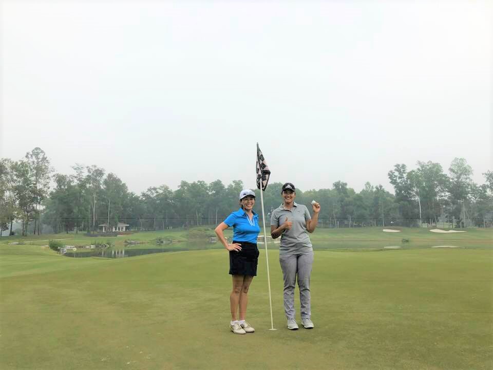 Golfer Nguyễn Thảo My ghi HIO tại trận bán kết đồng đội nữ