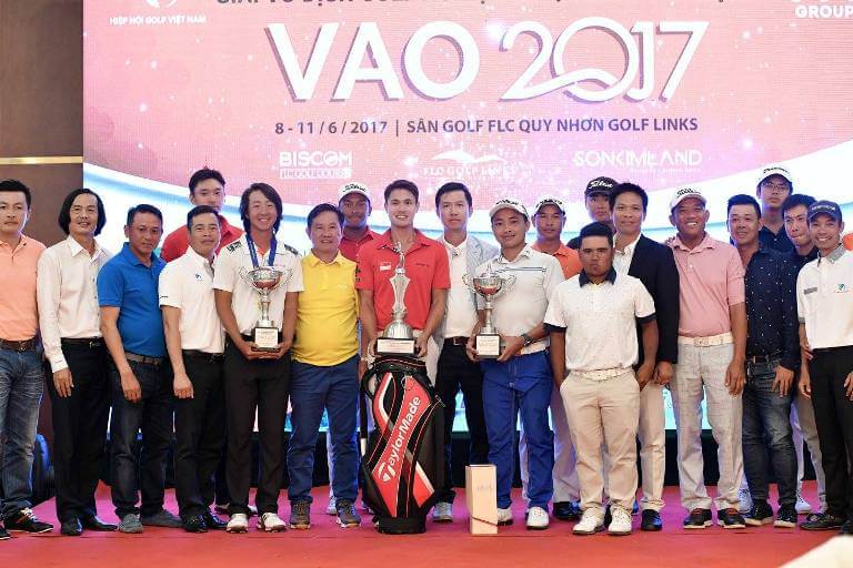 Nguyễn Hùng Dũng lần đầu vô địch golf nghiệp dư Việt Nam