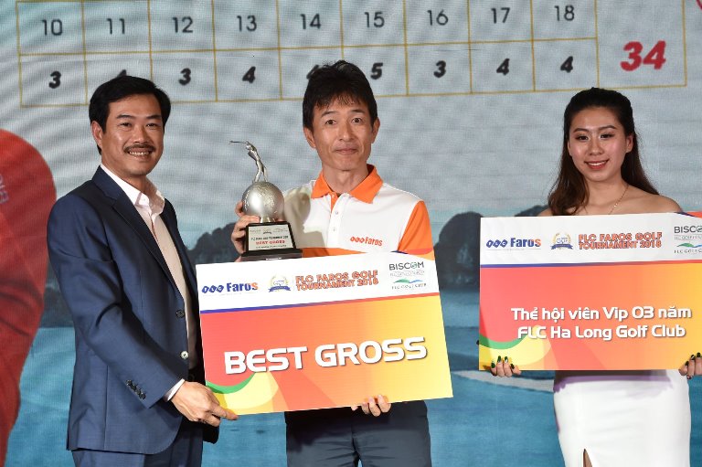 Golfer người Nhật Tomoyoshi Makoto đăng quang tại giải Faros 2018