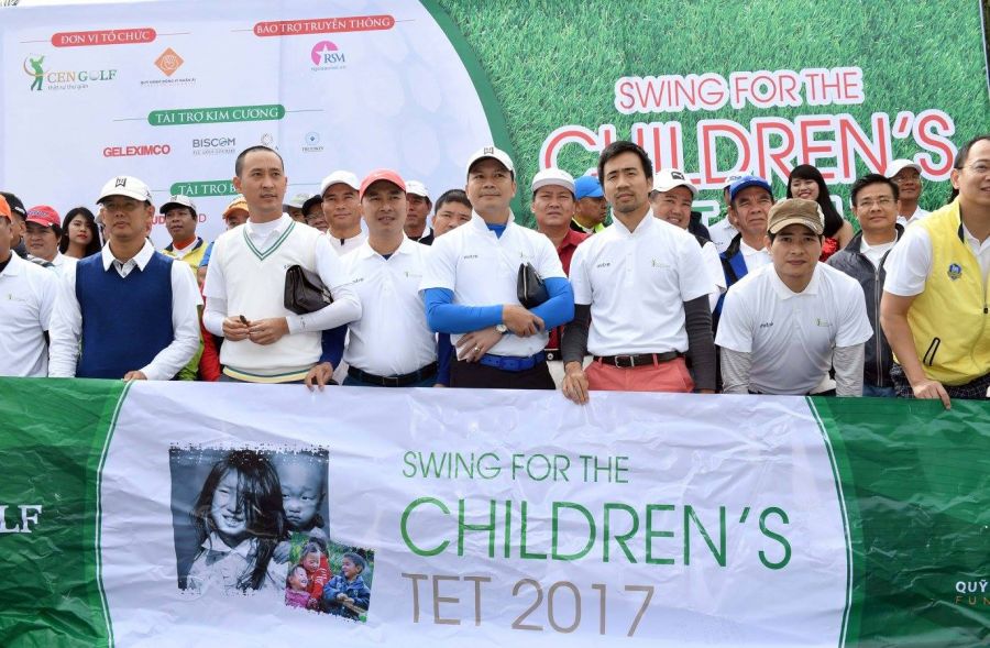 Khởi tranh giải golf từ thiện Swing For The Children’s Tet 2017