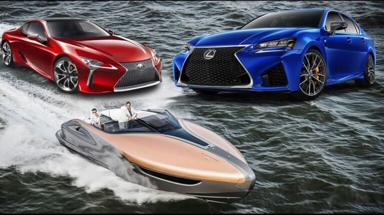 Lexus lấn sân sang chế tạo du thuyền và phi thuyền