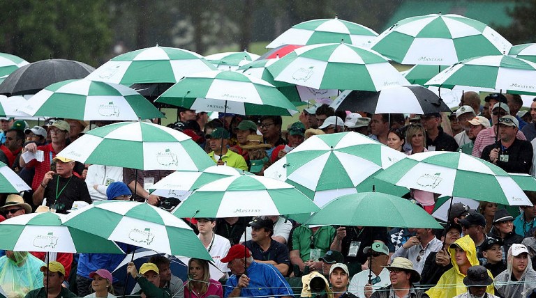 Dự báo sẽ có mưa, gió to và giông tố tại Masters năm nay