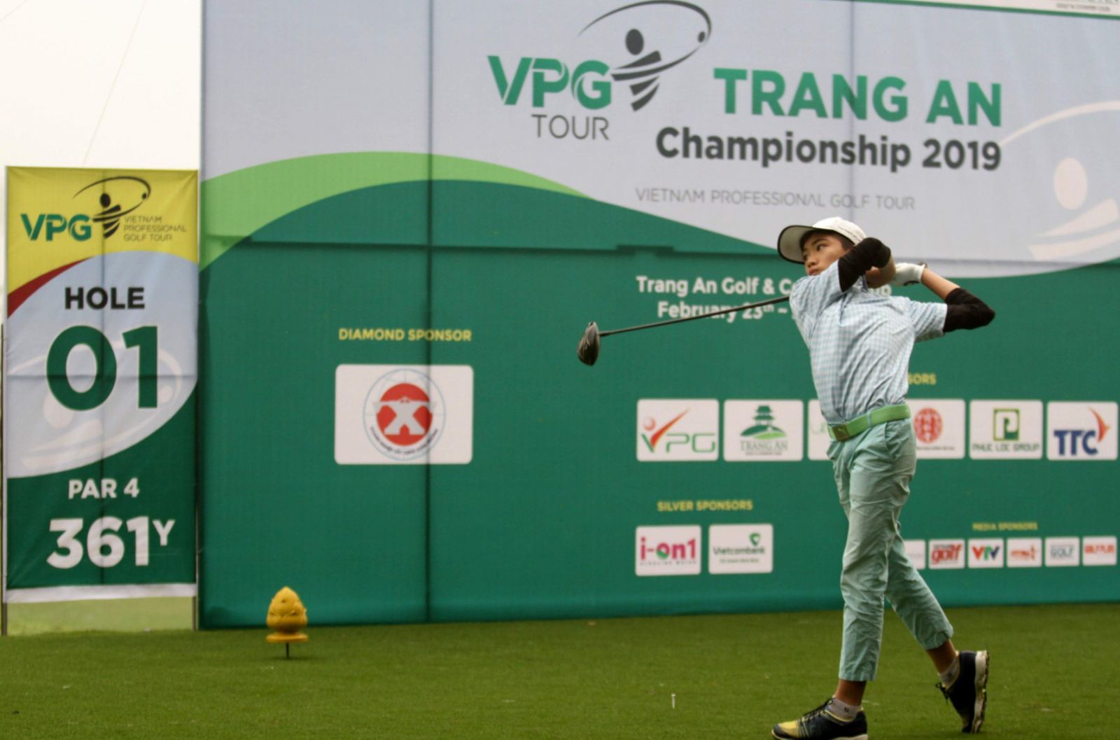 Golfer nhí Nguyễn Quang Trí lọt Top đầu giải chuyên nghiệp VDPG