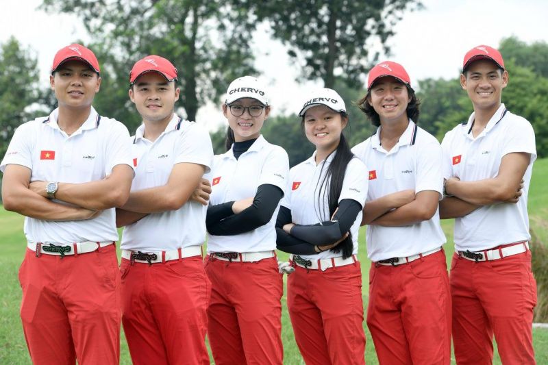 Tuyển golf Việt Nam quyết tâm cao tại Asiad 18
