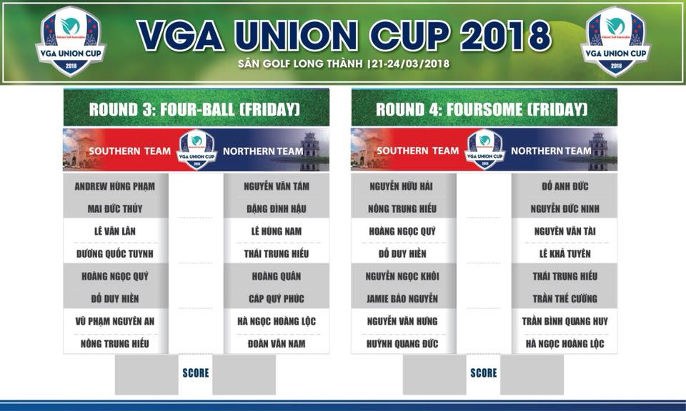 Tuyển VGA Union Cup miền Bắc dẫn trước đối thủ trong ngày đầu ra quân