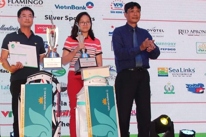 Golfer Đỗ Xuân Hưng và Đoàn Xuân Khuê Minh vô địch giải CLB Tam Đảo 2017