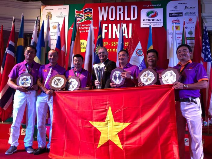 Tuyển Việt Nam lần đầu tiên vô địch giải Nghiệp dư Thế giới (WAGC 2017)