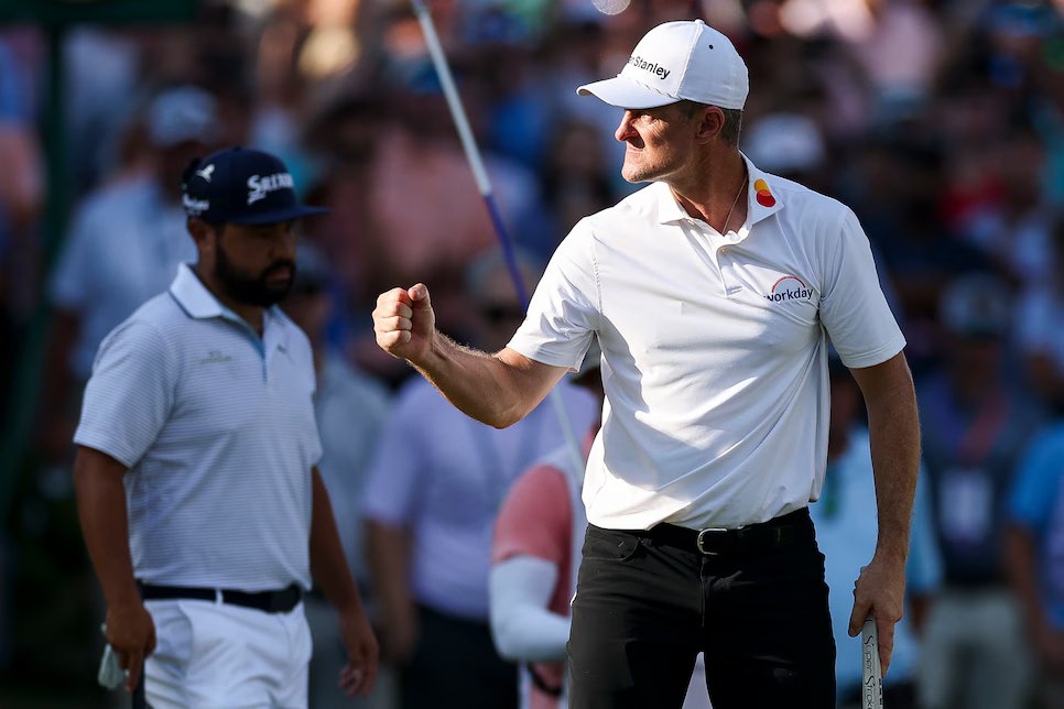 Justin Rose thắng kịch tính tại Memphis, đánh bại Spaun sau loạt playoff, Fleetwood tiếp tục lỡ hẹn