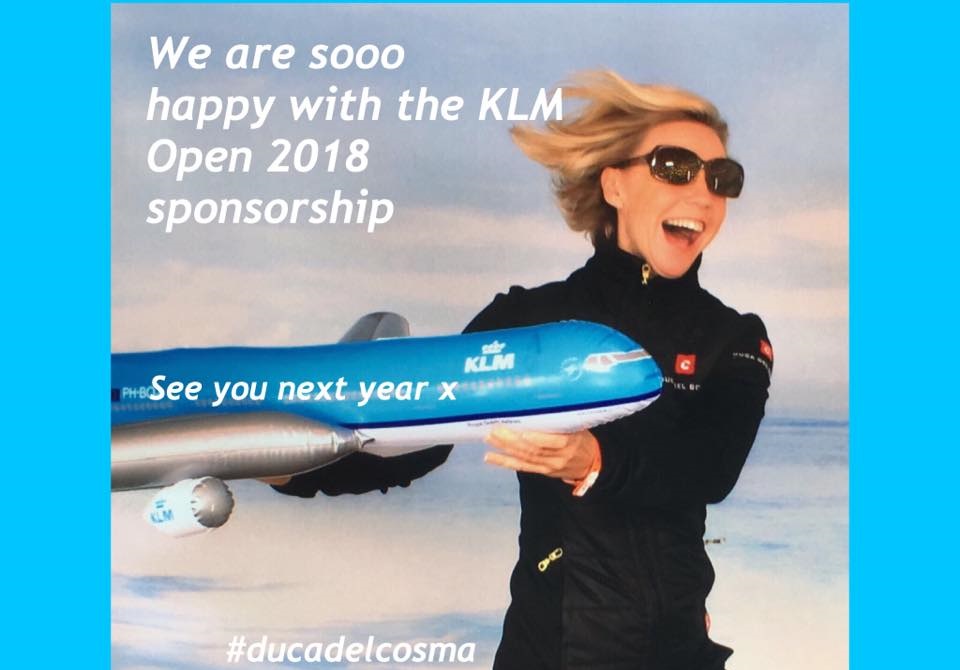 Duca del Cosma là nhà tài trợ trang phục chính thức cho giải KLM Open 2018