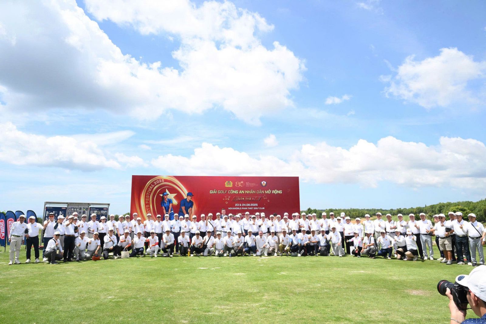 Gần 200 golfer tranh tài tại Giải Golf Công an nhân dân Mở rộng lần thứ I