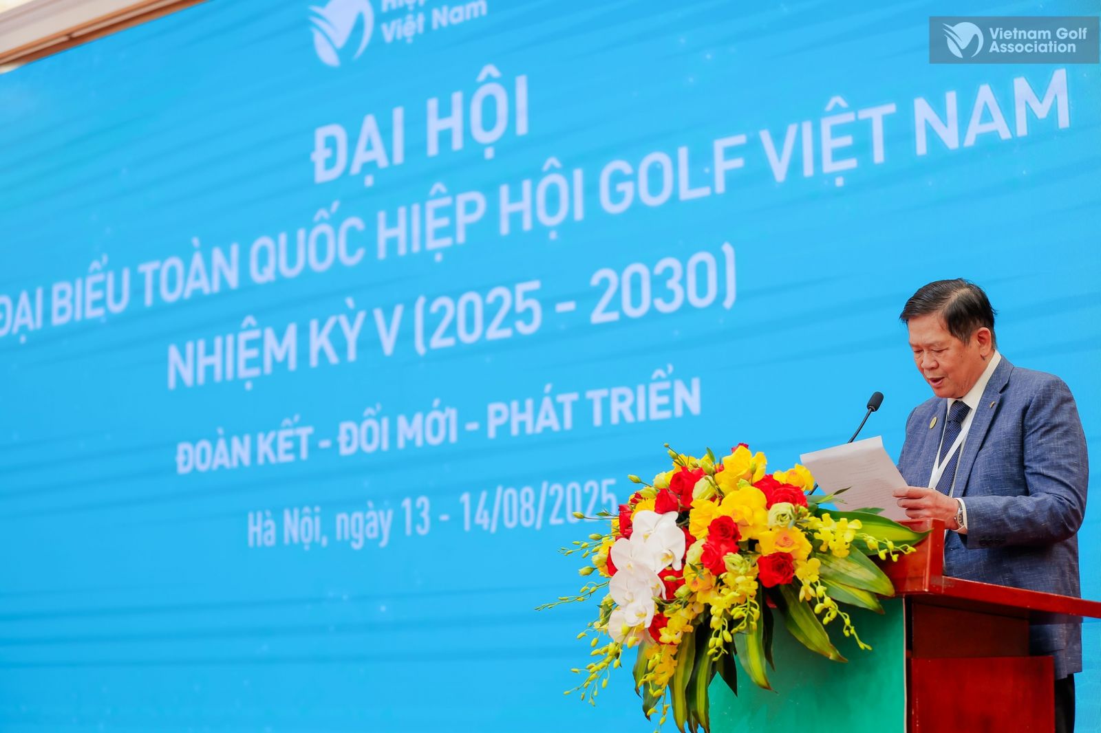 Ông Lê Kiên Thành tiếp tục giữ cương vị Chủ tịch Hiệp hội Golf Việt Nam nhiệm kỳ V (2025-2030)