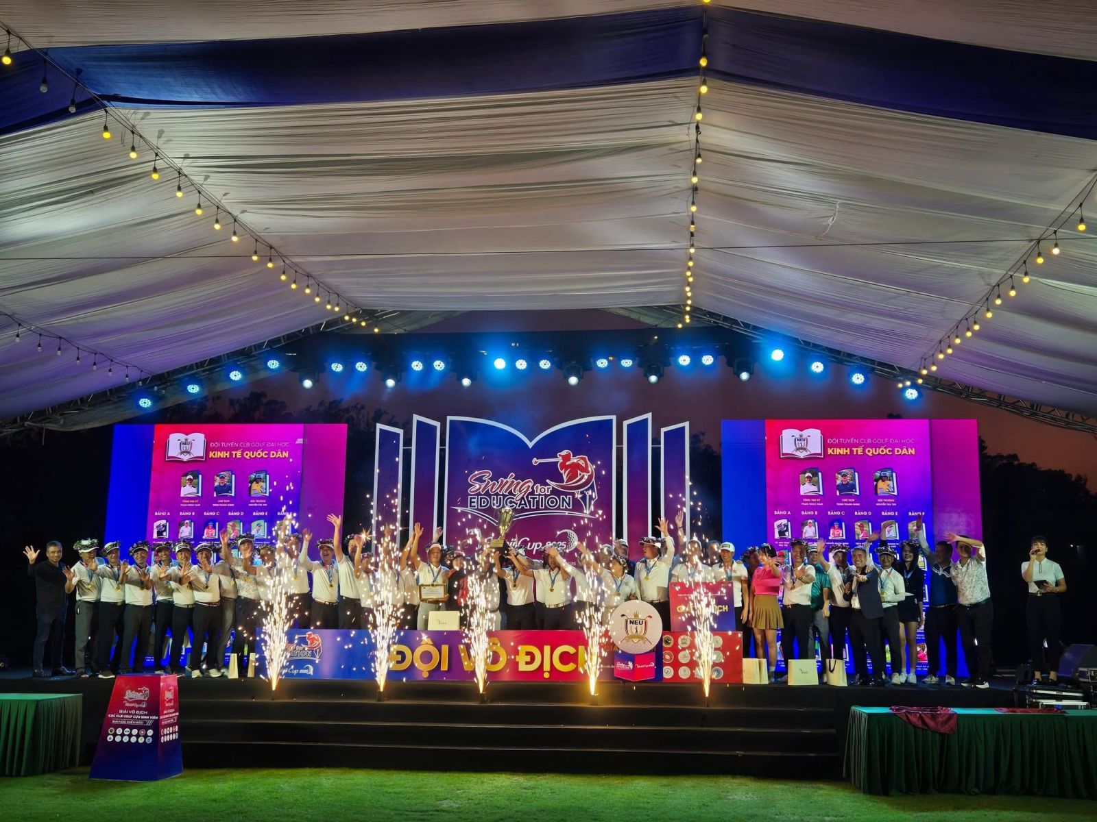 NEU đăng quang Swing for Education 2025: Khẳng định bản lĩnh và sức mạnh của cộng đồng cựu sinh viên NEU đăng quang Swing for Education 2025: Khẳng định bản lĩnh và sức mạnh của cộng đồng cựu sinh viên