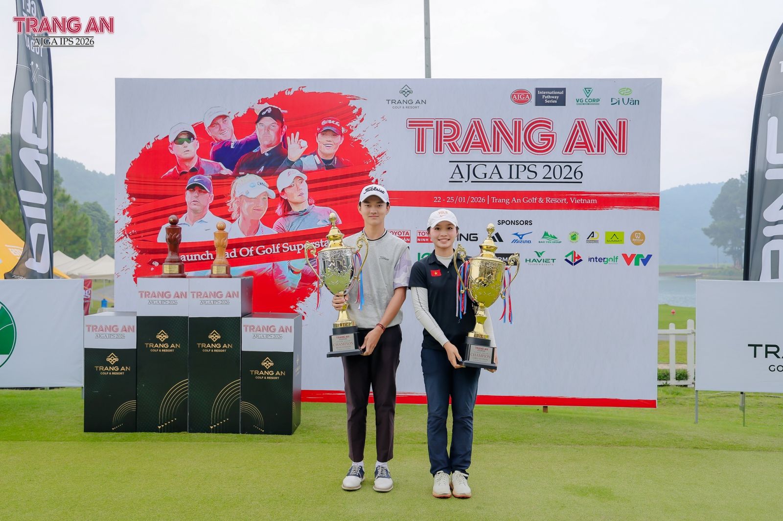 Lê Chúc An và Hose Lee đăng quang Trang An – AJGA International Pathway Series 2026 Lê Chúc An và Hose Lee đăng quang Trang An – AJGA International Pathway Series 2026