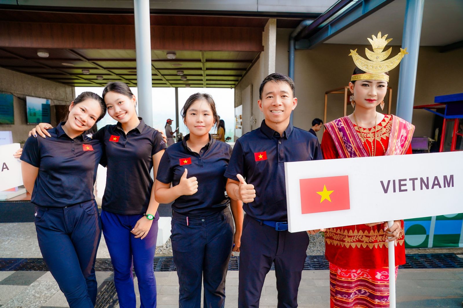 Đội tuyển golf nữ Việt Nam tạm xếp hạng 6 sau vòng mở màn Queen Sirikit Cup 2026