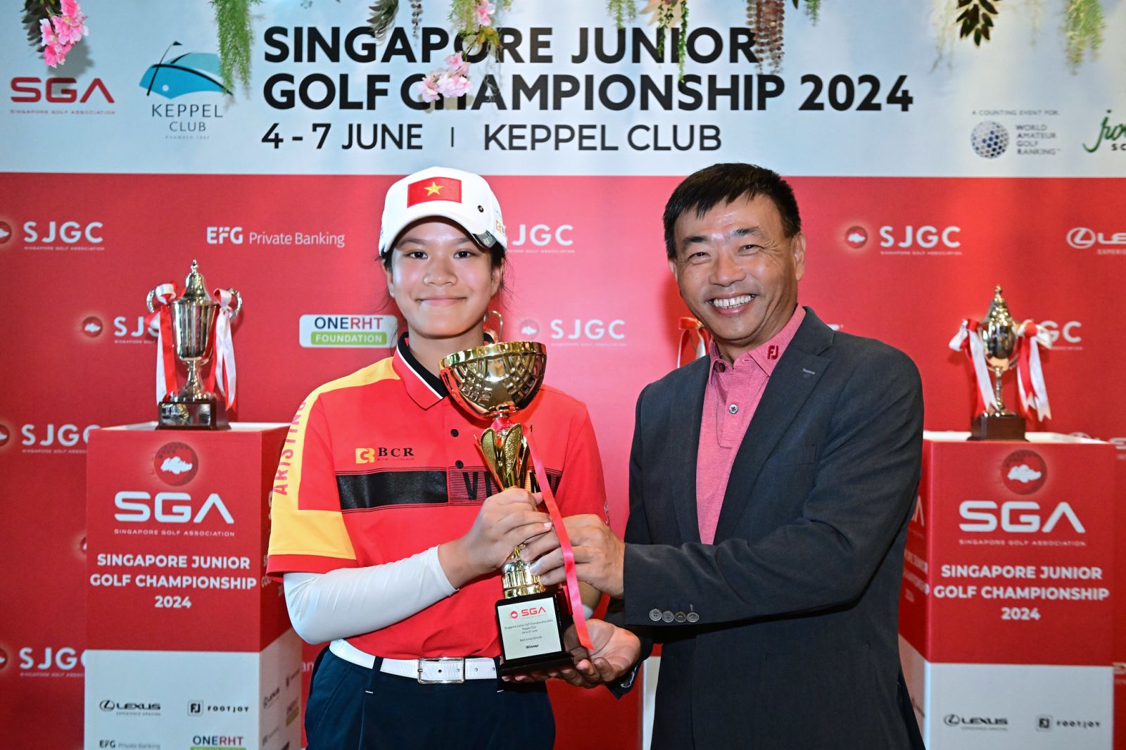 Nguyễn Viết Gia Hân - Thành Viên Tuyển Quốc Gia Đạt Giải Nhất Bảng B Nữ Tại Giải Singapore Golf Junior Championship