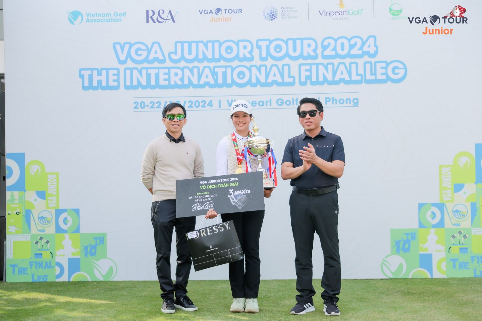 Nguyễn Viết Gia Hân và Lê Chúc An đạt thành tích ấn tượng tại VGA Junior Tour 2024