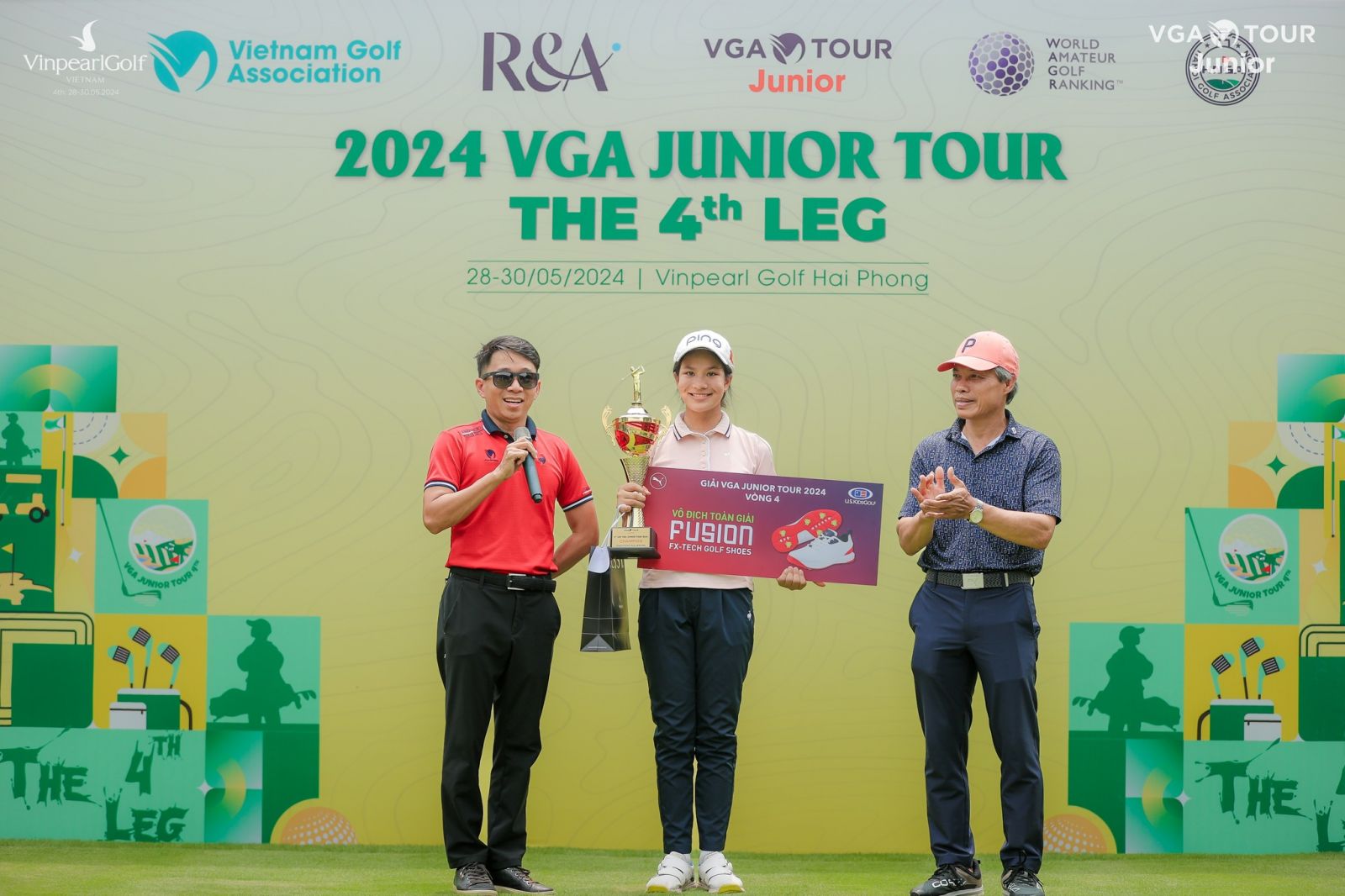 Nguyễn Viết Gia Hân Vượt Qua Nguyễn Đức Sơn Để Vô Địch Chặng 4 VGA Junior Tour 2024