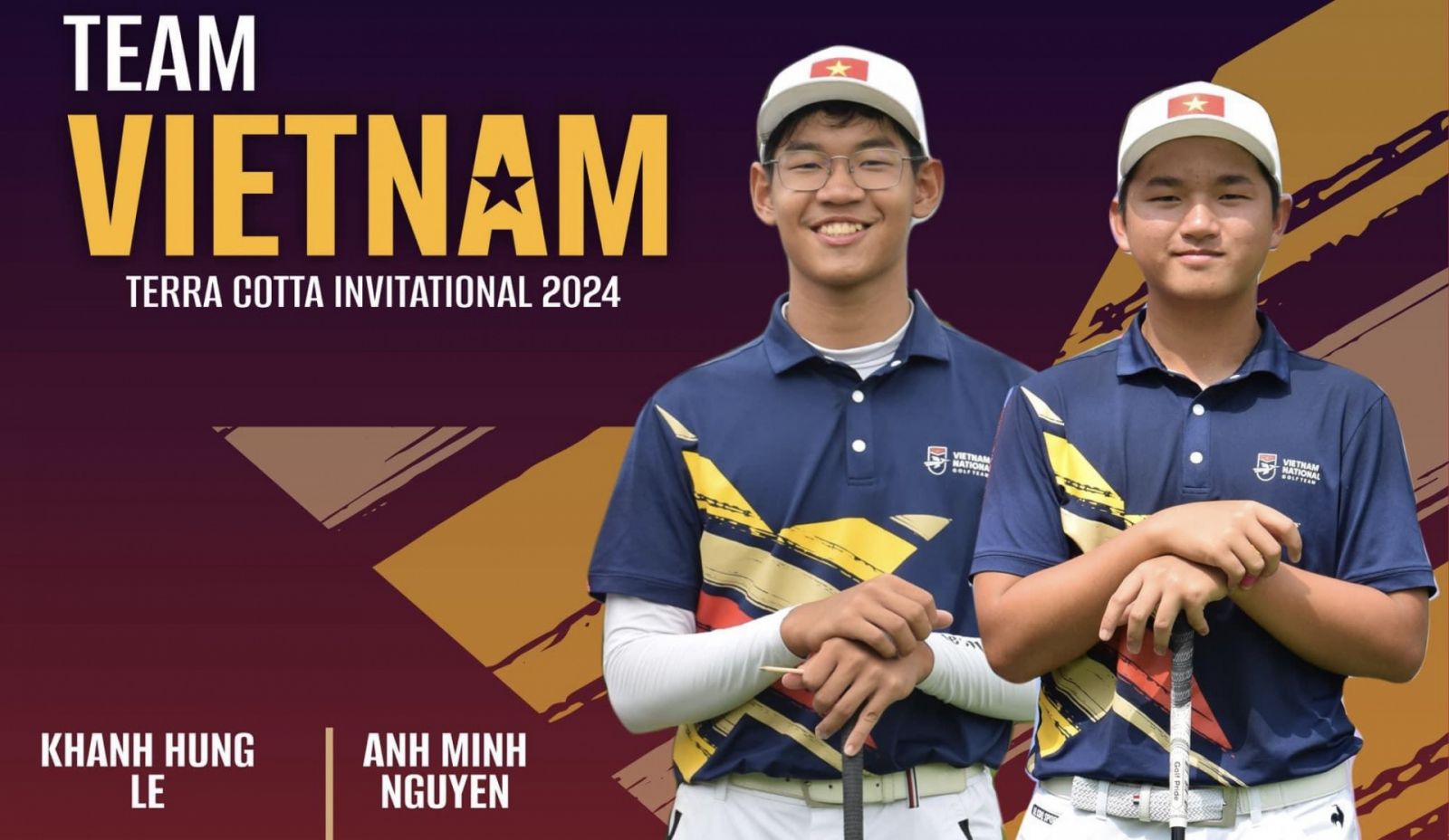Anh Minh và Khánh Hưng ra mắt giải golf trẻ uy tín nhất nước Mỹ - US Junior Amateur