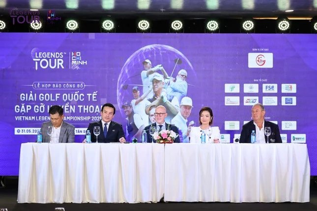 Hơn 60 huyền thoại golf thế giới tranh tài tại Vietnam Legends Championship 2025