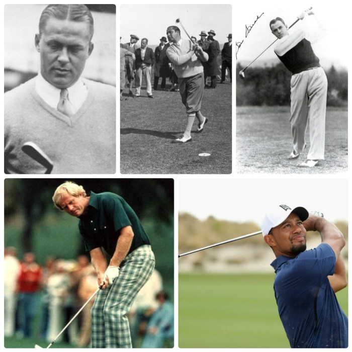 5 golfer vĩ đại nhất mọi thời đại