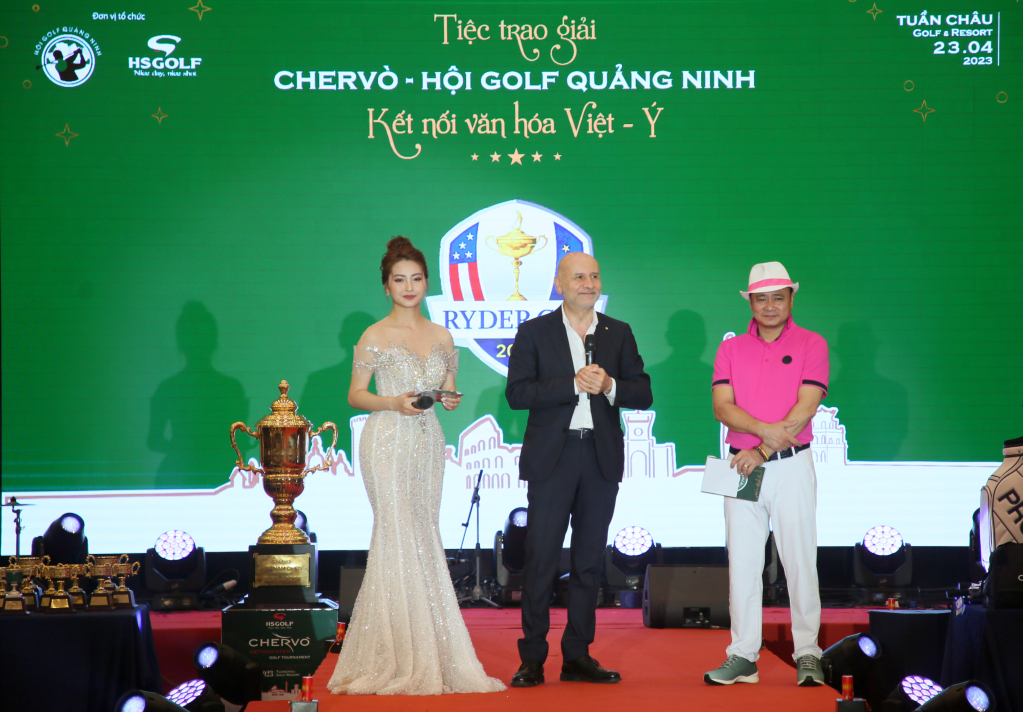 Giải golf “Chervo - Hội Golf Quảng Ninh” tiếp tục thông điệp “Kết nối văn hóa Việt - Ý”