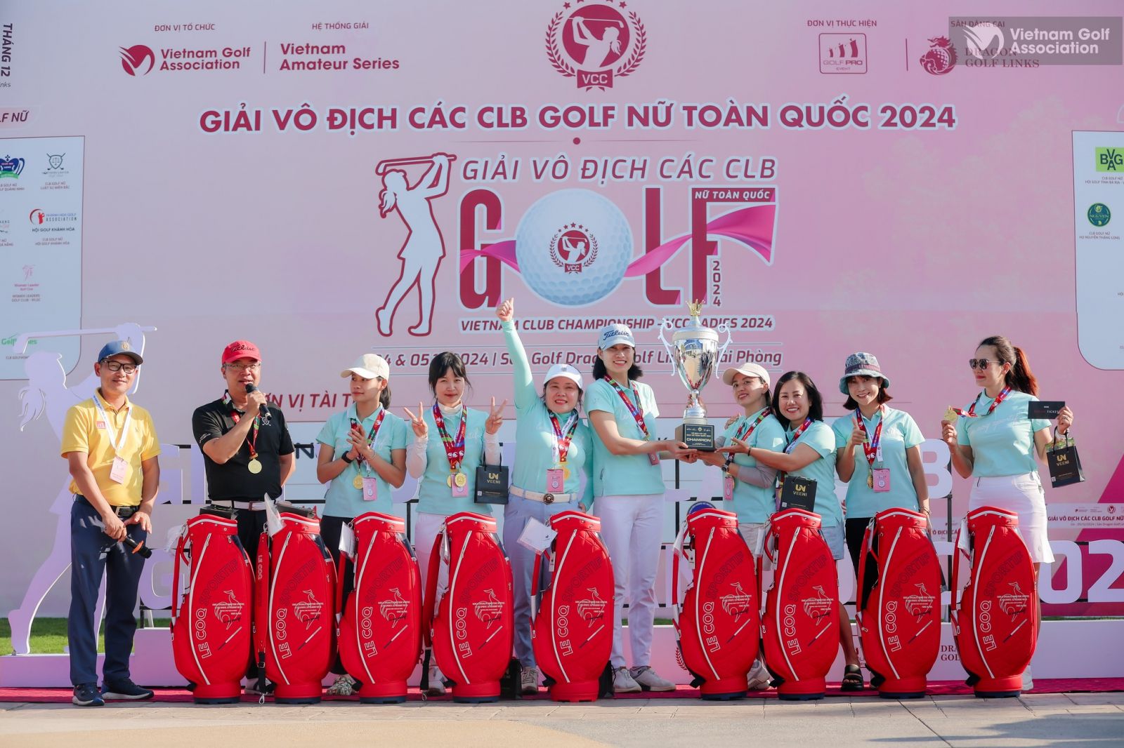 CLB Luật sư miền Bắc xuất sắc giành giải Vô địch các CLB Golf Nữ toàn quốc 2024 