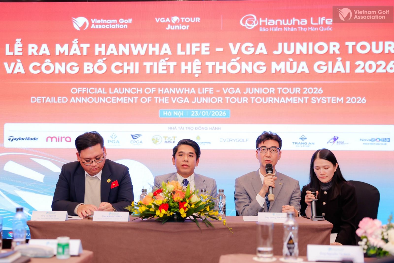 Công bố hệ thống giải Hanwha Life – VGA Junior Tour 2026 Công bố hệ thống giải Hanwha Life – VGA Junior Tour 2026