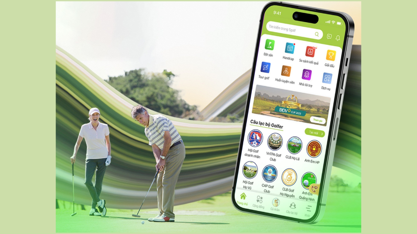 Sgolf: Công nghệ hiện đại đưa ngành golf Việt Nam chạm chuẩn quốc tế