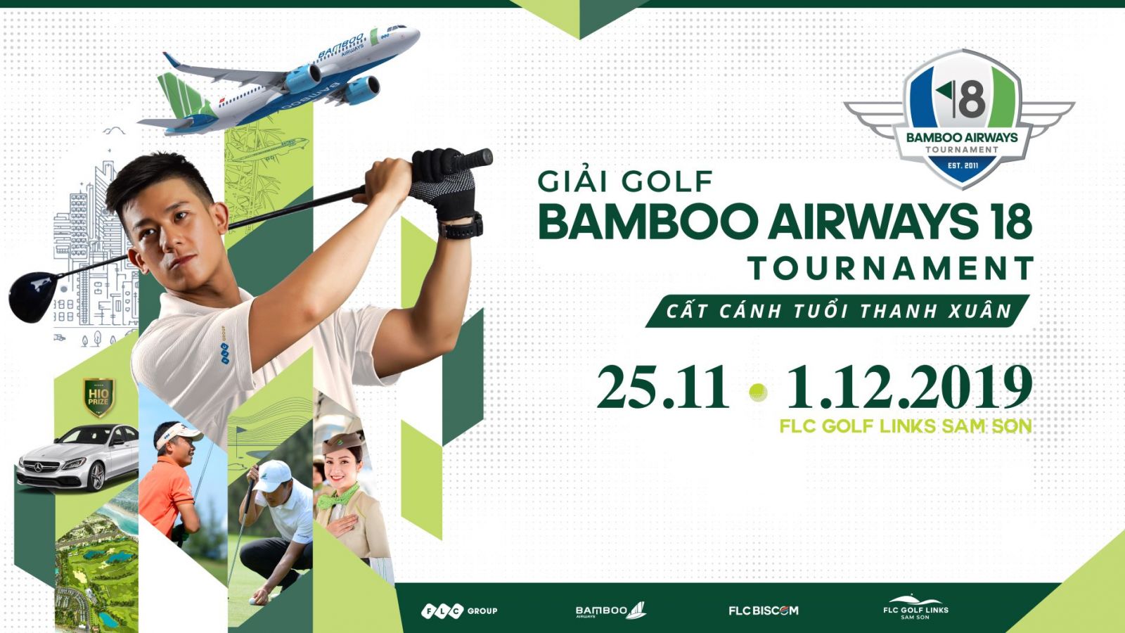 Giải thưởng hàng trăm tỷ tại giải Bamboo Airways 18 Tournament