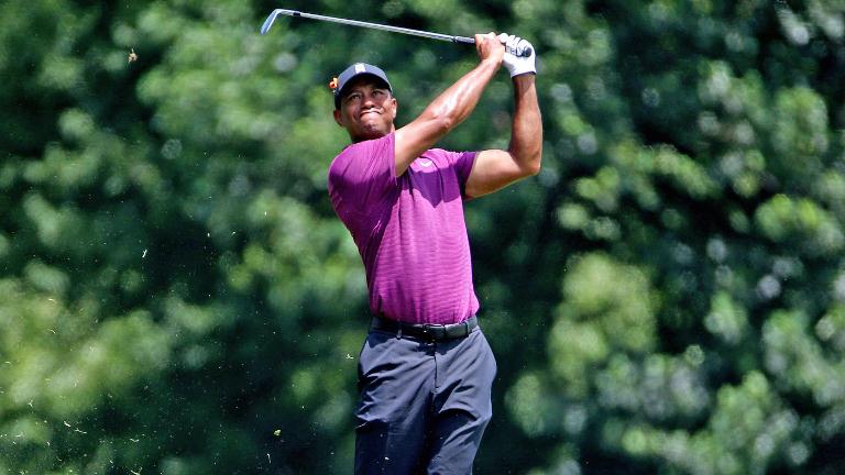 Lọt vào Top 10 sau vòng 3 QL National, Tiger Woods đang mơ về danh hiệu PGA thứ 80