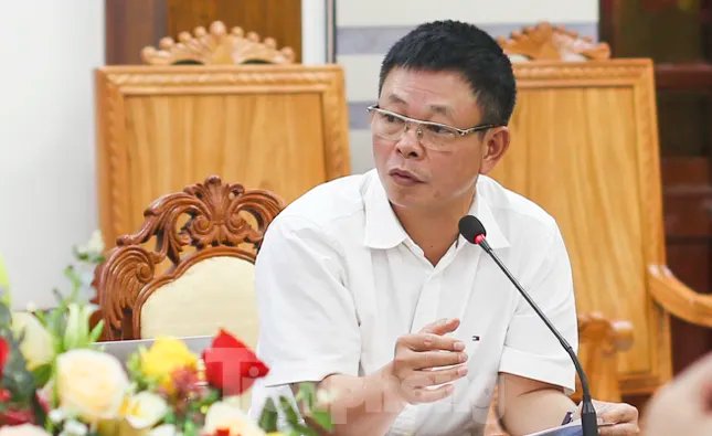 Ông Phùng Công Sưởng, Tổng biên tập Báo Tiền Phong phát biểu. Ảnh: Trương Định